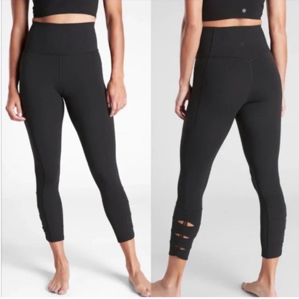 Athleta‎ Salutation Stash Pocket II Cinch 7/8 XXSP